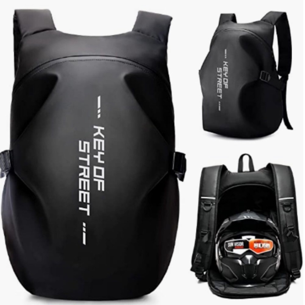 Motorcycle Backpack ,Waterproof Helmet Backpack For Men